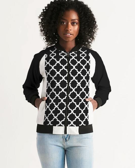 Quatrefoil Women's Bomber Jacket