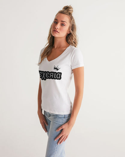 Royal. Women's V-Neck Tee