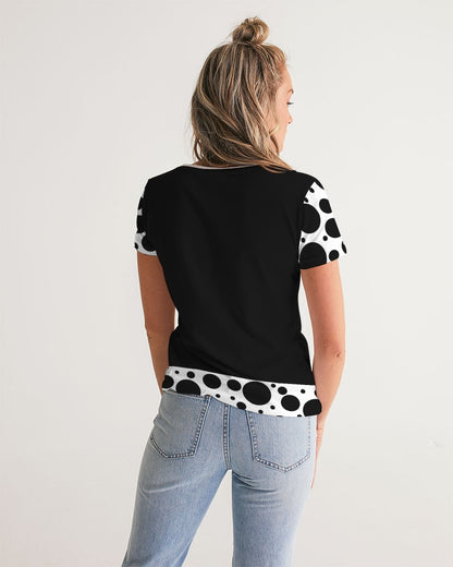 Dots Women's V-Neck Tee