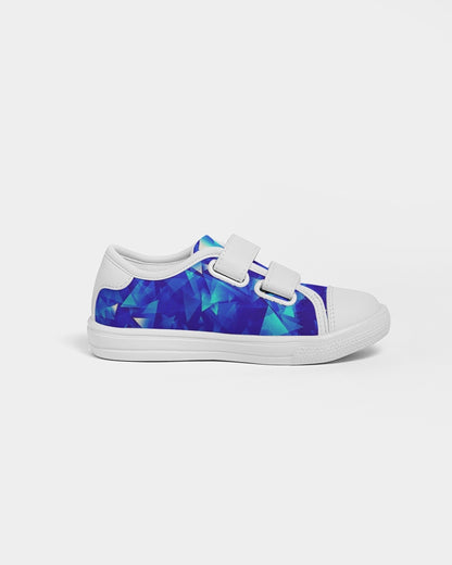 Crystal Blue Kids Velcro Sneaker
