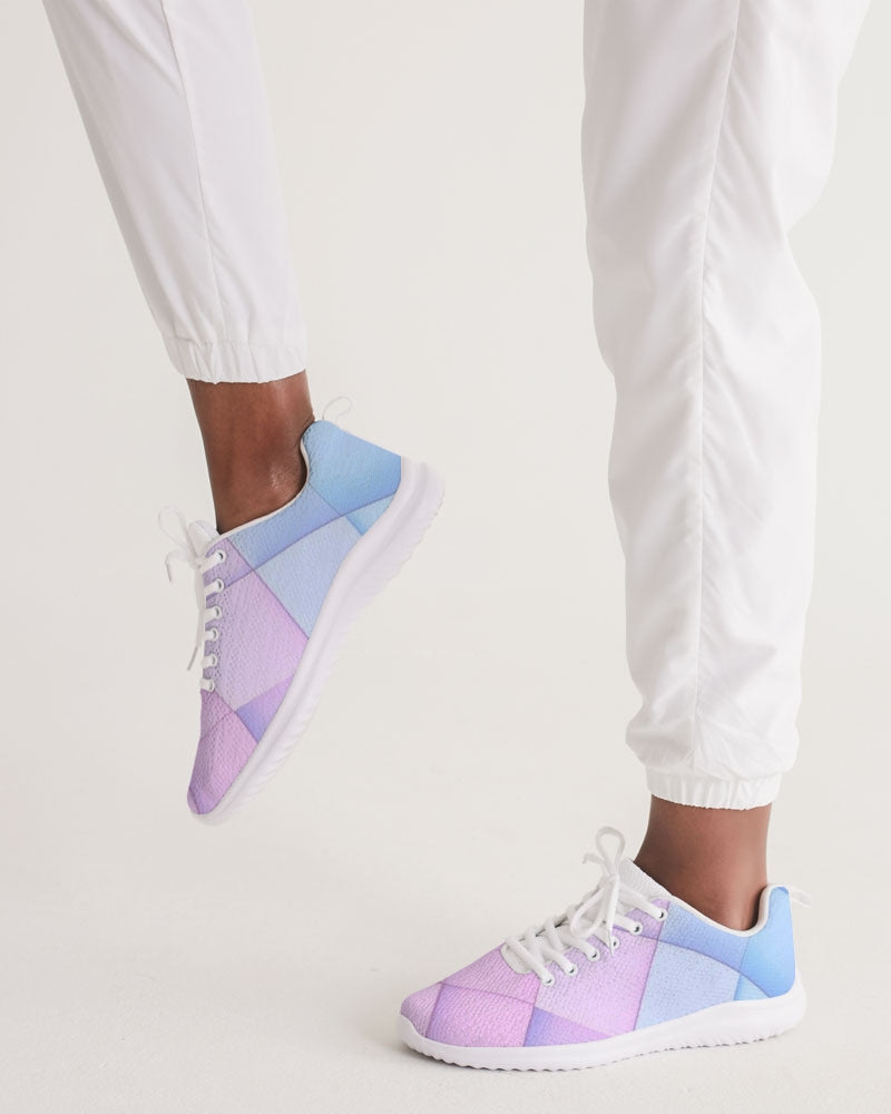 Pastel diamonds Women's Athletic Shoe