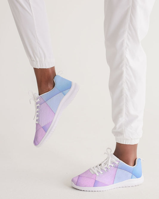 Pastel diamonds Women's Athletic Shoe