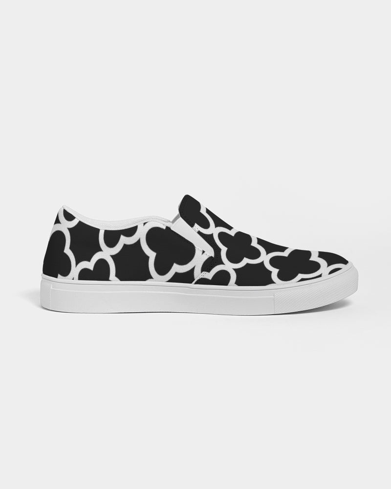 Quatrefoil. Women's Slip-On Canvas Shoe