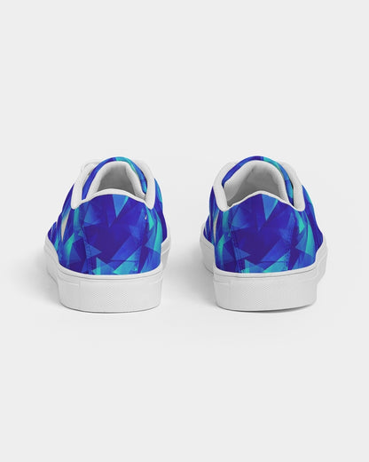 Crystal Blue Women's Faux-Leather Sneaker