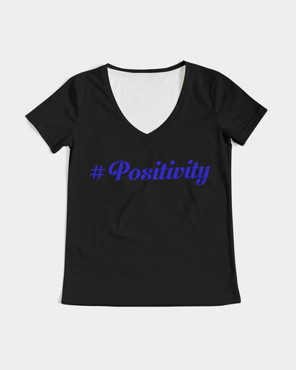 positivity Women's V-Neck Tee