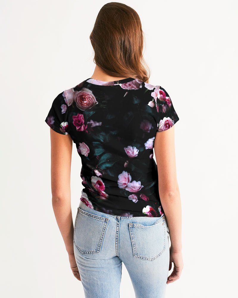 Dark Floral Women's Tee