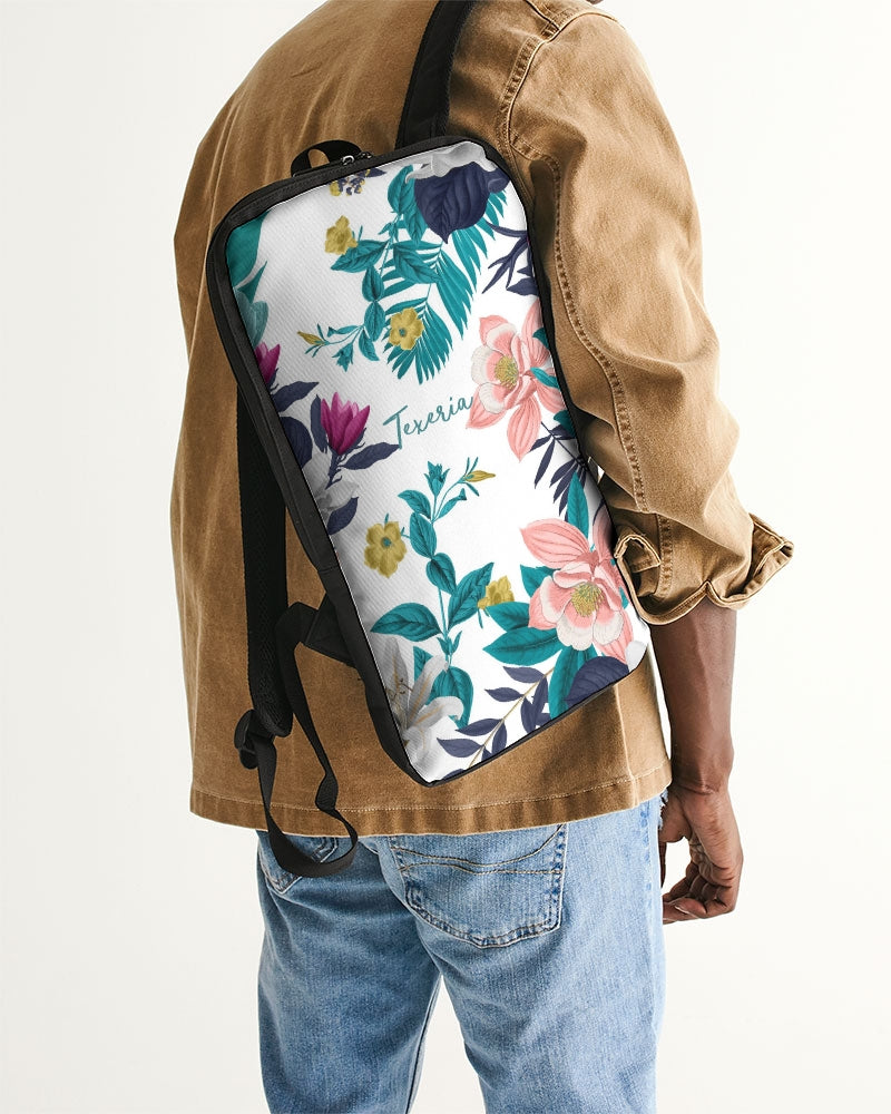 Warm Floral Slim Tech Backpack