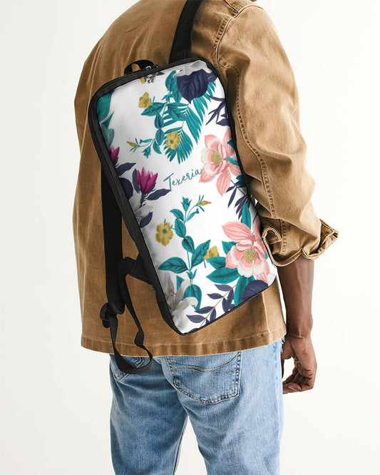 Warm Floral Slim Tech Backpack