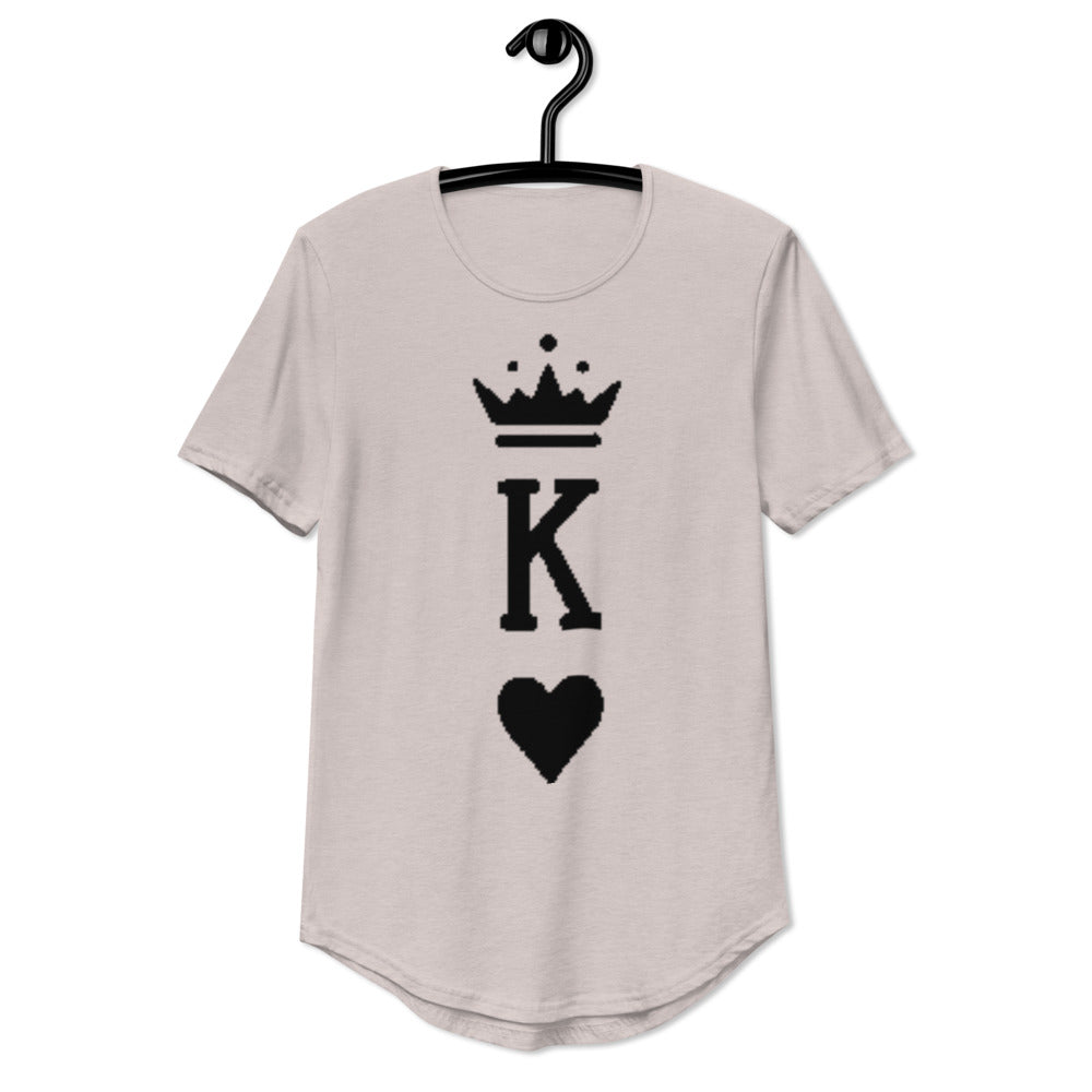 King Men's Curved Hem T-Shirt