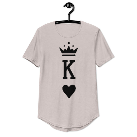 King Men's Curved Hem T-Shirt