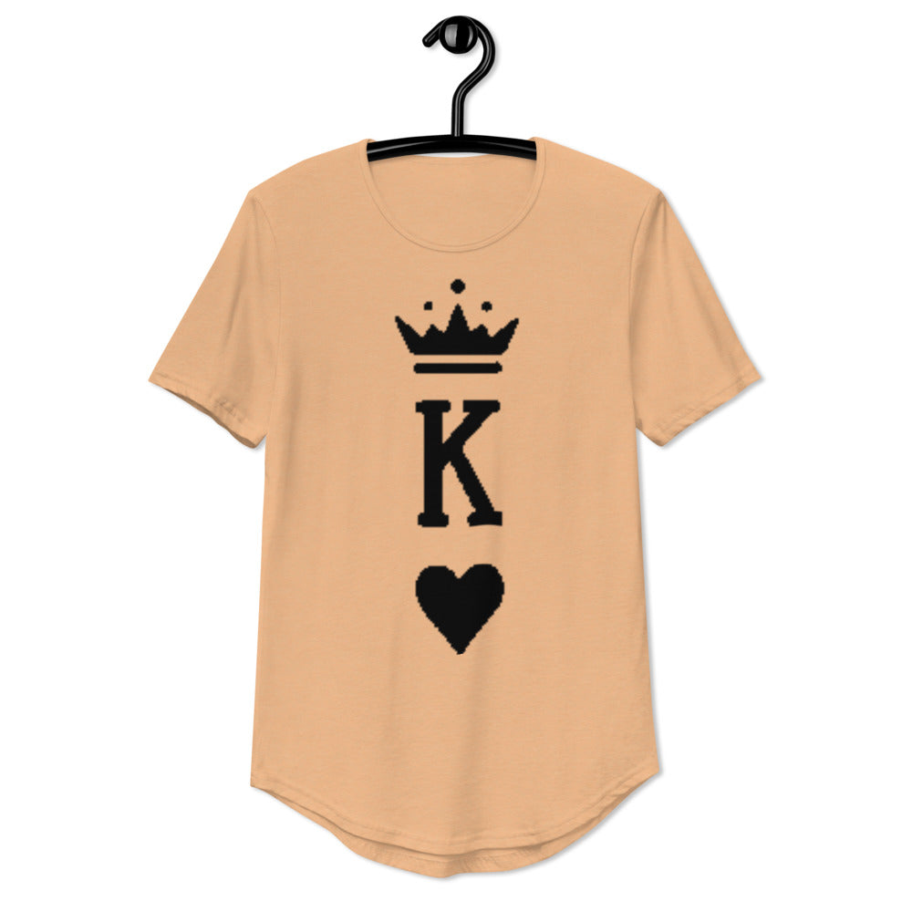 King Men's Curved Hem T-Shirt