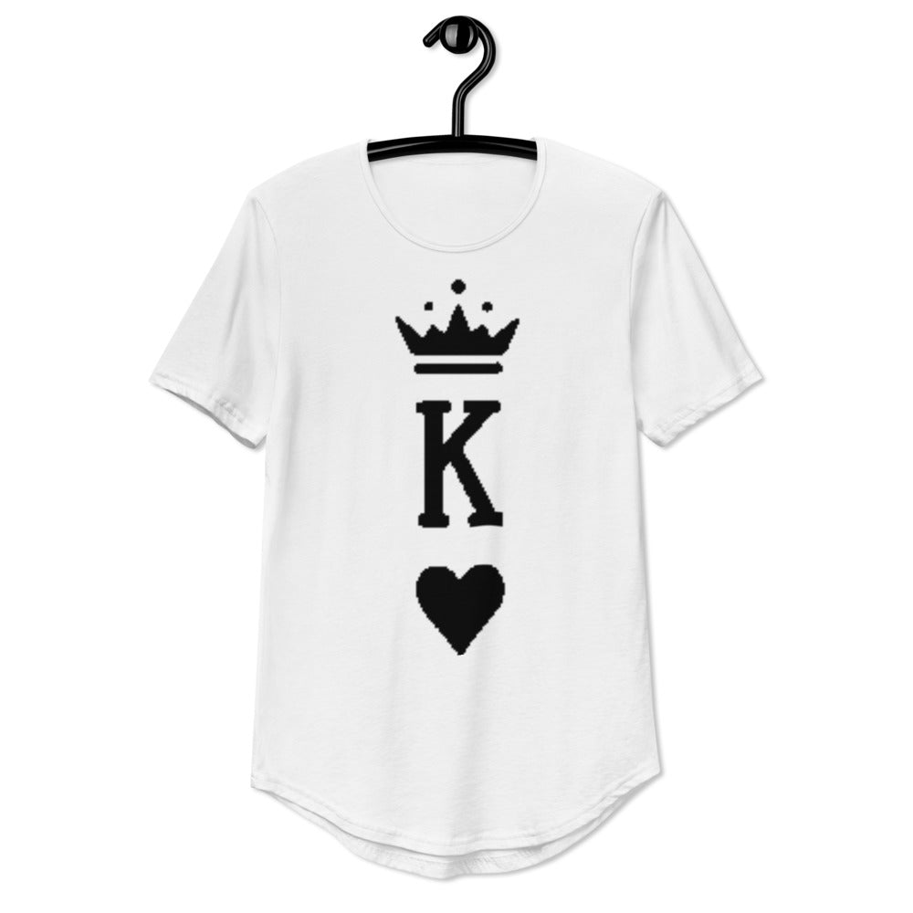 King Men's Curved Hem T-Shirt