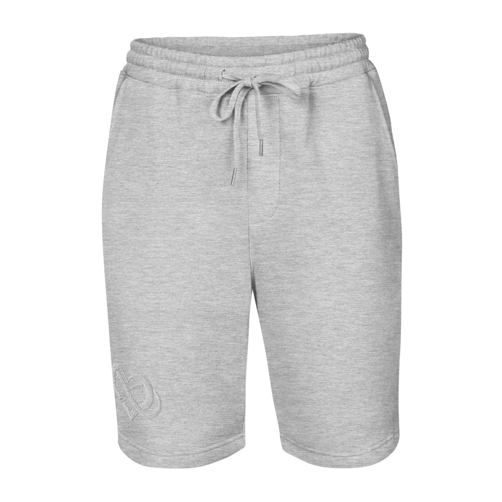 Poly love ( wht) Men's fleece shorts