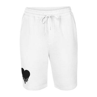 Heart Men's fleece shorts