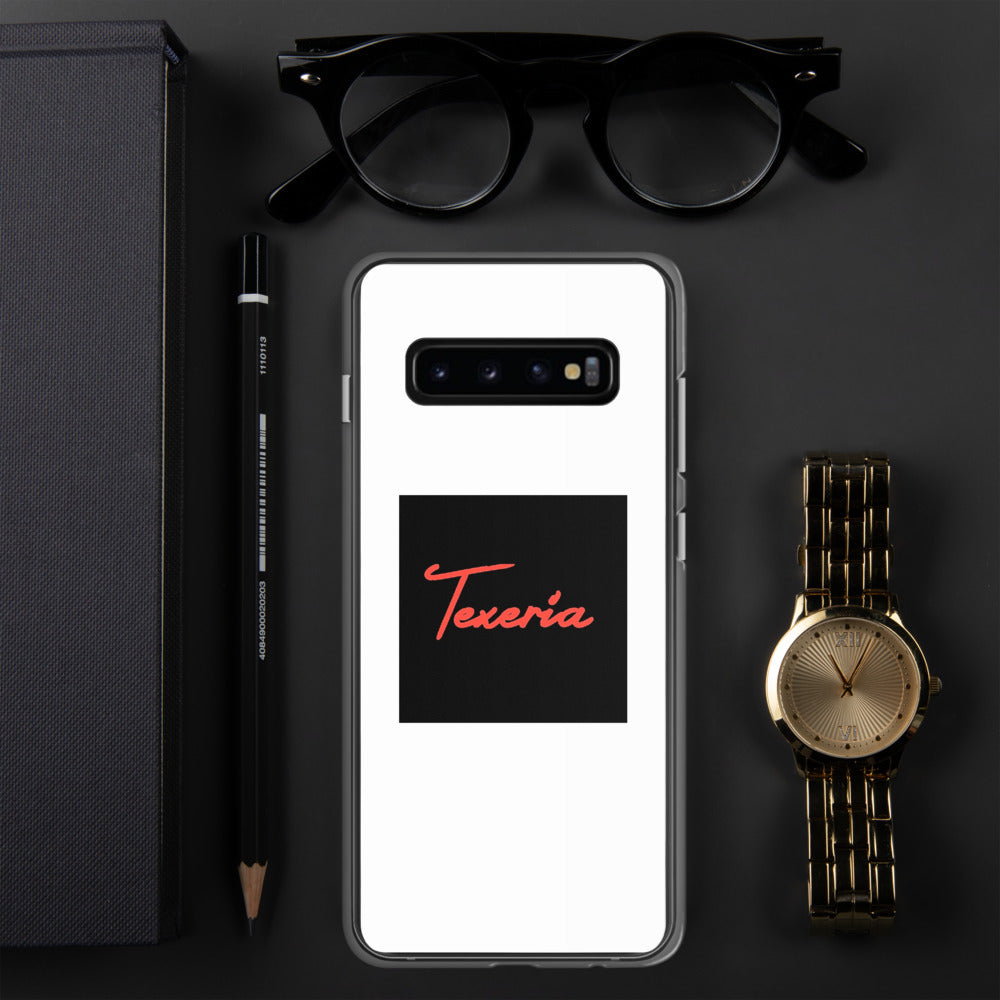 Red Logo Script Samsung Case