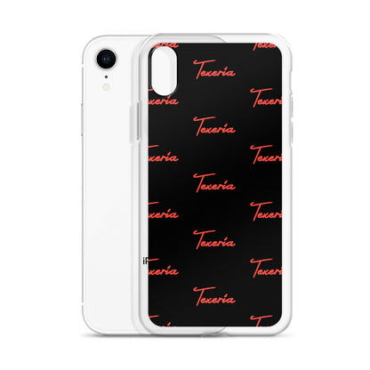 Red Logo Script 2 iPhone Case