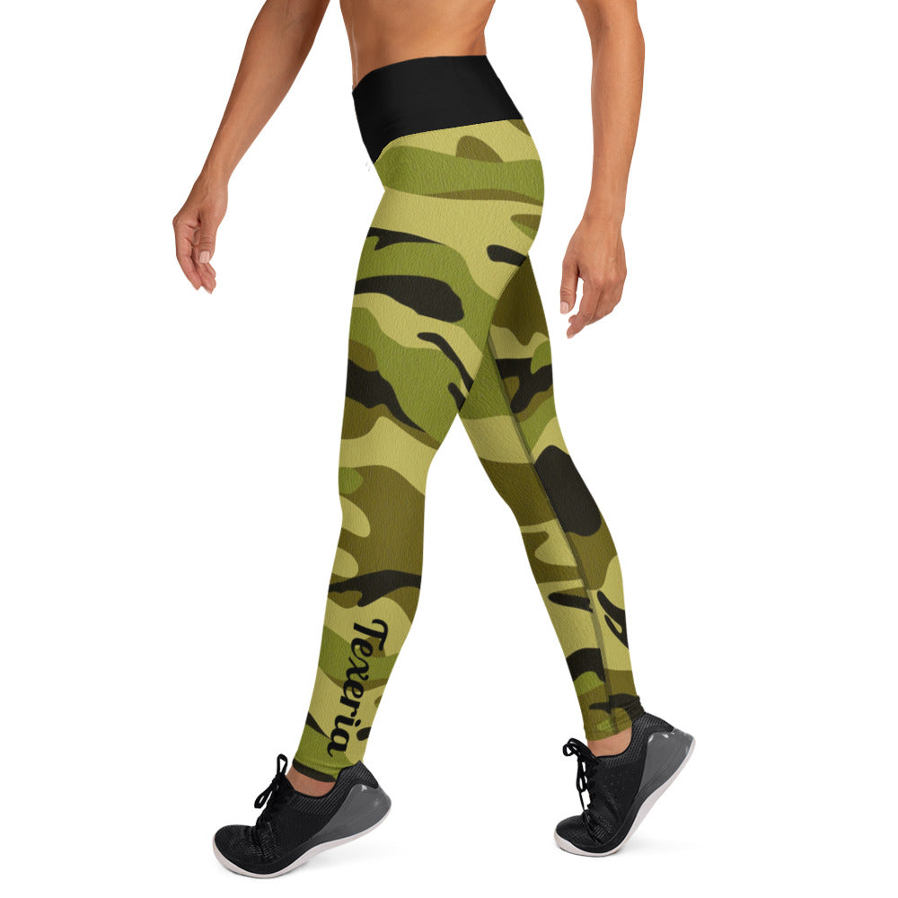 Camo 2 (green) Leggings
