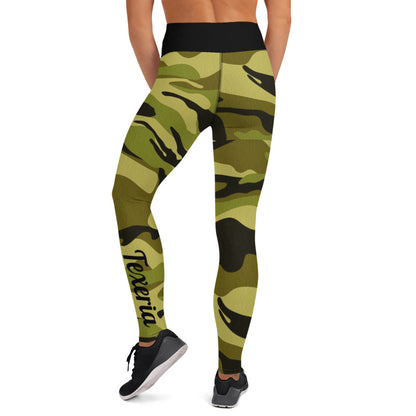 Camo 2 (green) Leggings