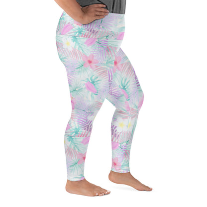 Spring Flowers Plus Size Leggings