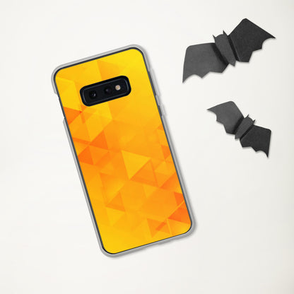 Orange Abstract Samsung Case