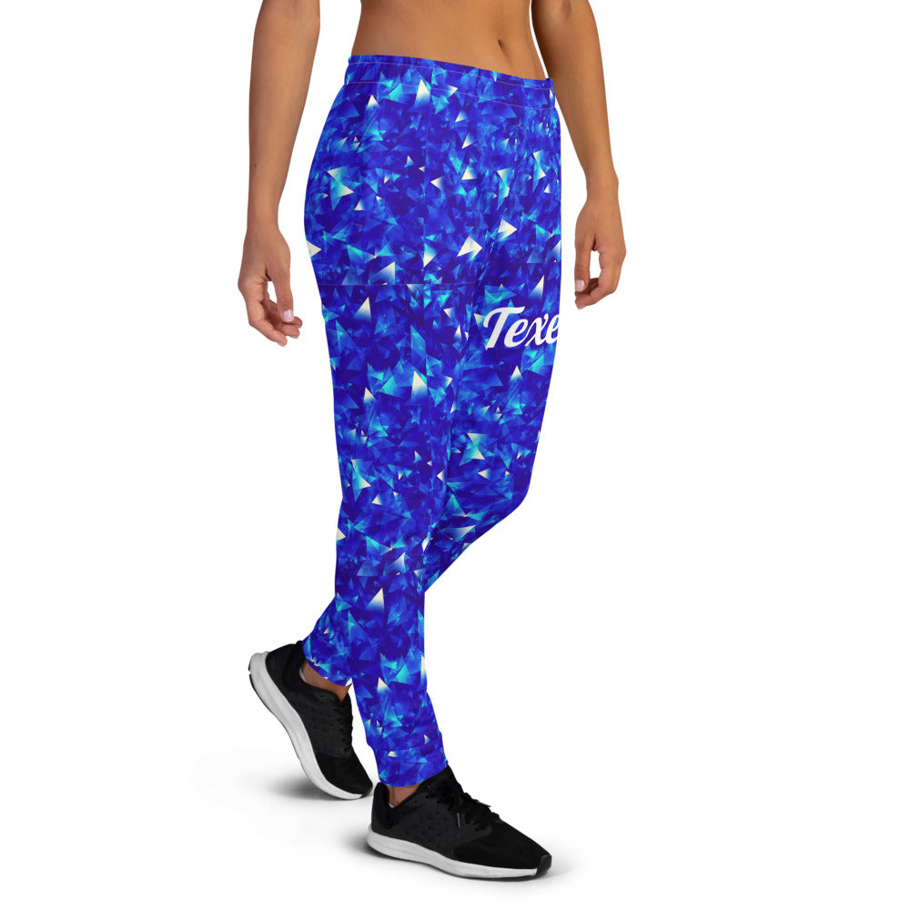 Crystal Blue Women's Joggers  (name on the Thigh)