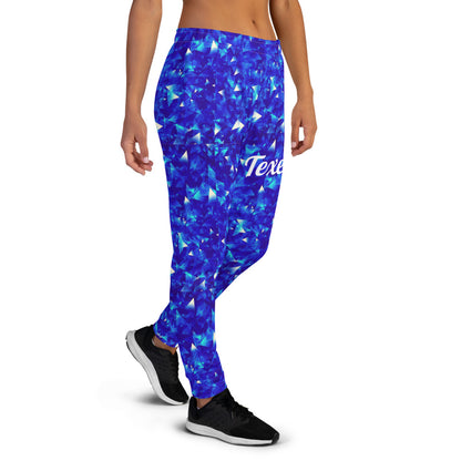 Crystal Blue Women's Joggers  (name on the Thigh)