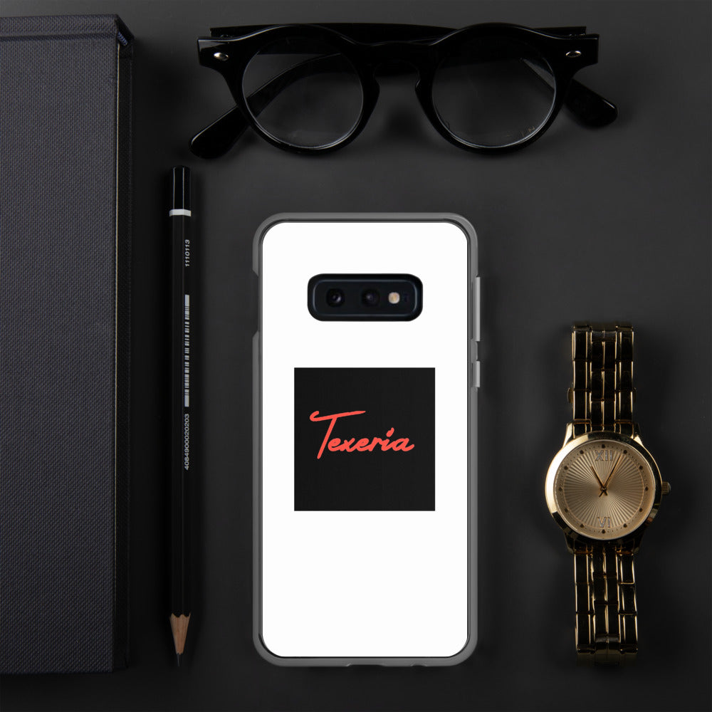 Red Logo Script Samsung Case