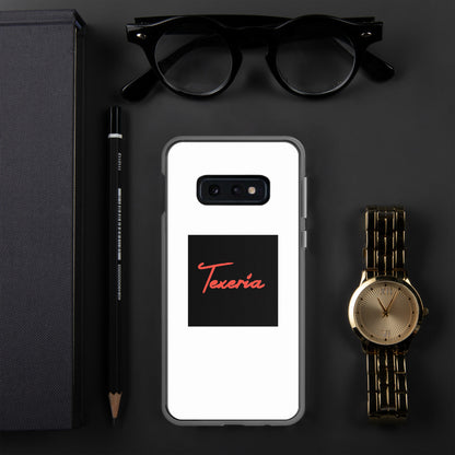 Red Logo Script Samsung Case