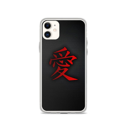 Love in Japanese iPhone Case