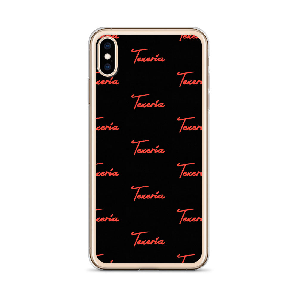 Red Script Logo 2 iPhone Case