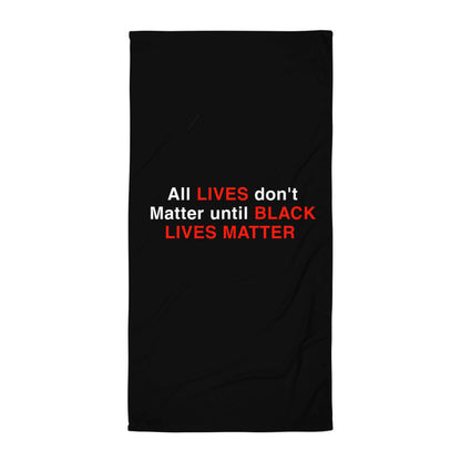 Black Lives Beach Towel