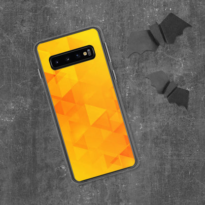 Orange Abstract Samsung Case