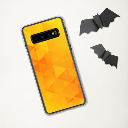 Orange Abstract Samsung Case