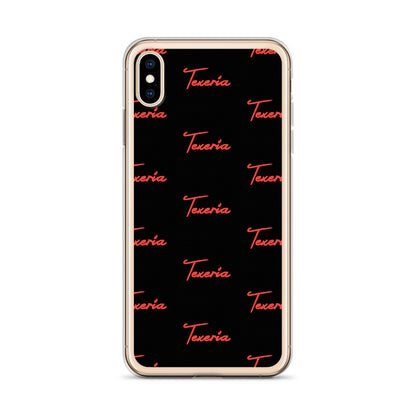 Red Logo Script 2 iPhone Case