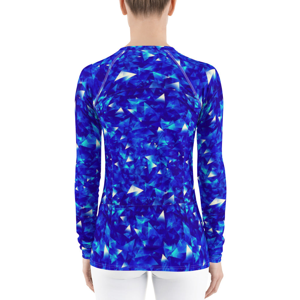 Crystal Blue Women's Workout Shirt