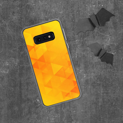 Orange Abstract Samsung Case