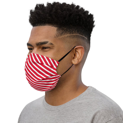 Red stripe mask