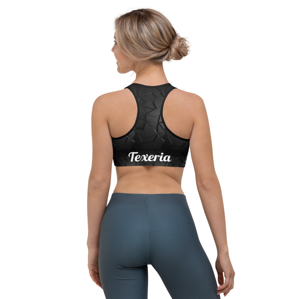 3D Triangle Sports bra
