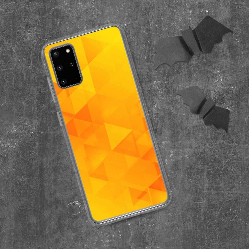 Orange Abstract Samsung Case