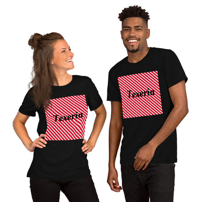 Red Stripes Plus Size Unisex T-Shirt