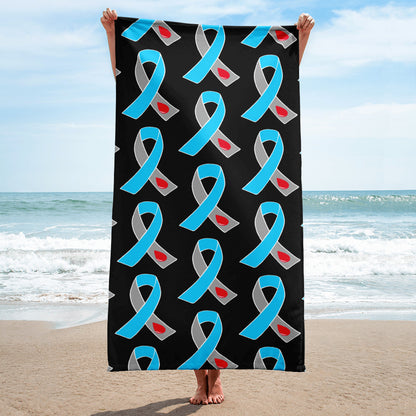 Diabetes Awareness Beach Towel
