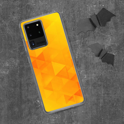 Orange Abstract Samsung Case