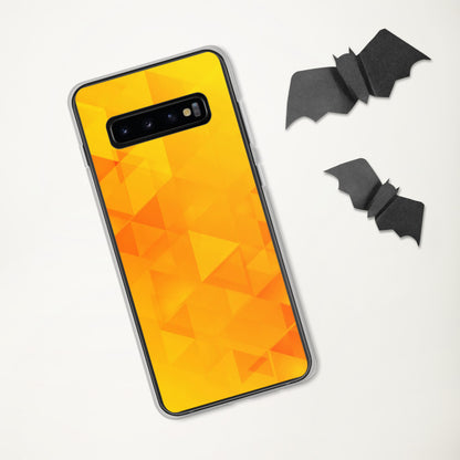 Orange Abstract Samsung Case
