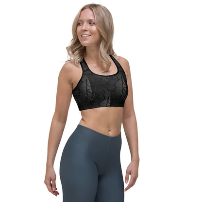 3D Triangle Sports bra