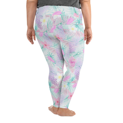 Spring Flowers Plus Size Leggings