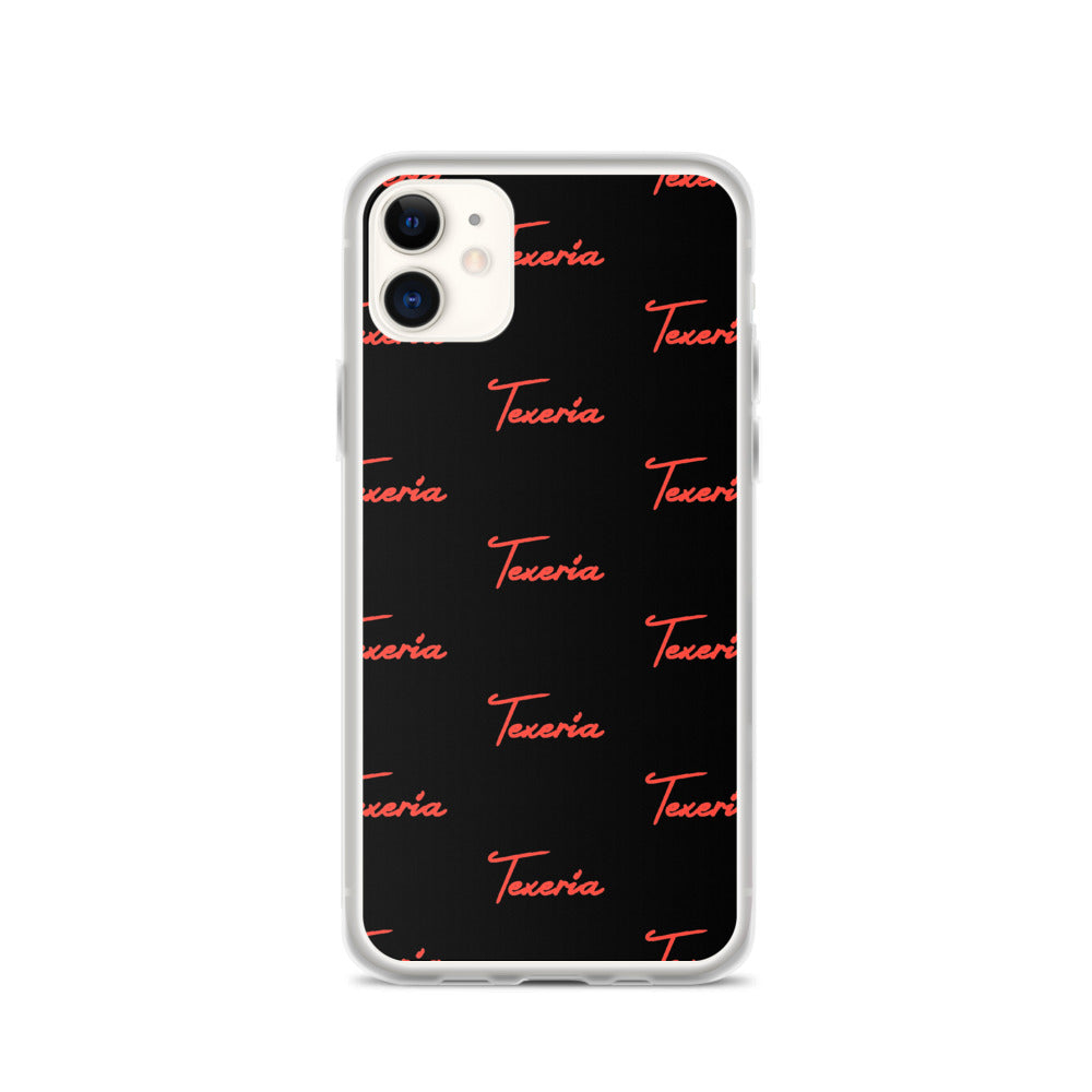 Red Script Logo 2 iPhone Case