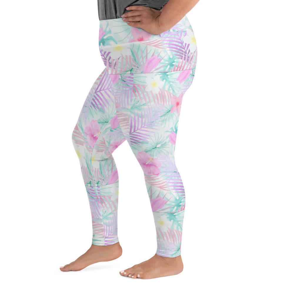 Spring Flowers Plus Size Leggings