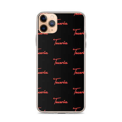 Red Logo Script 2 iPhone Case