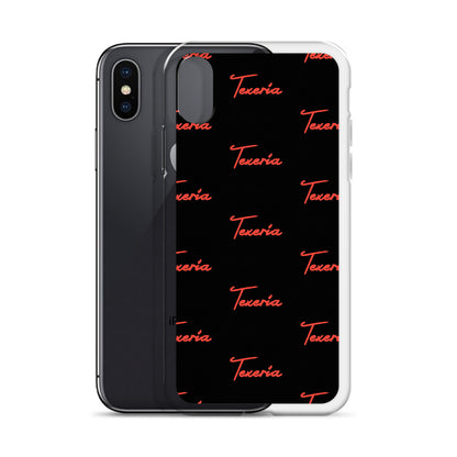 Red Logo Script 2 iPhone Case