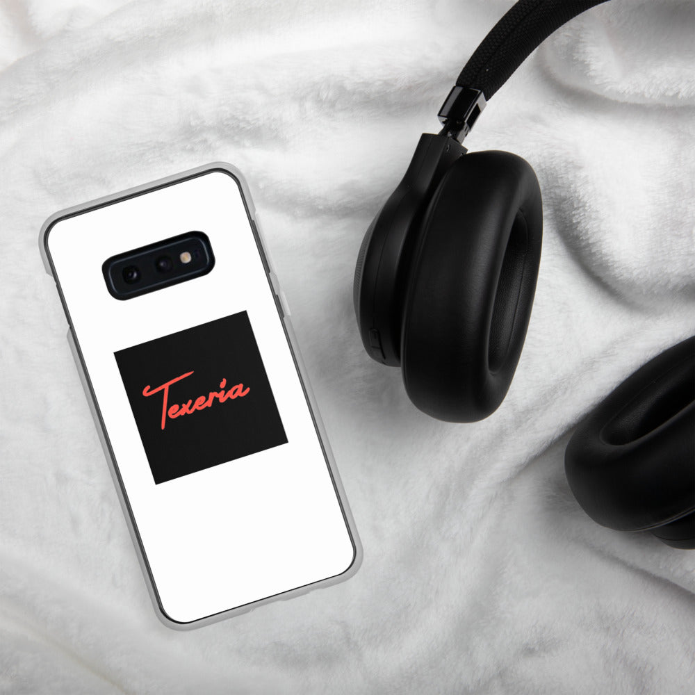 Red Logo Script Samsung Case